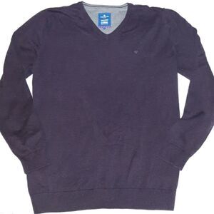 Mens Tom‎ Tailor Eggplant Purple Colored Sweater XL